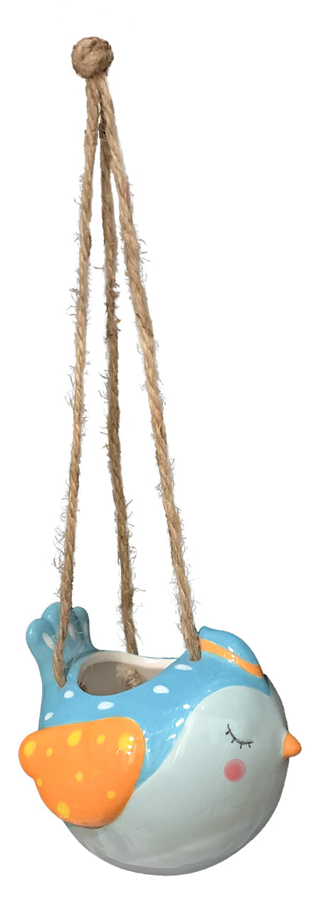bird hanging planter Mini Bird Hanging Planters
