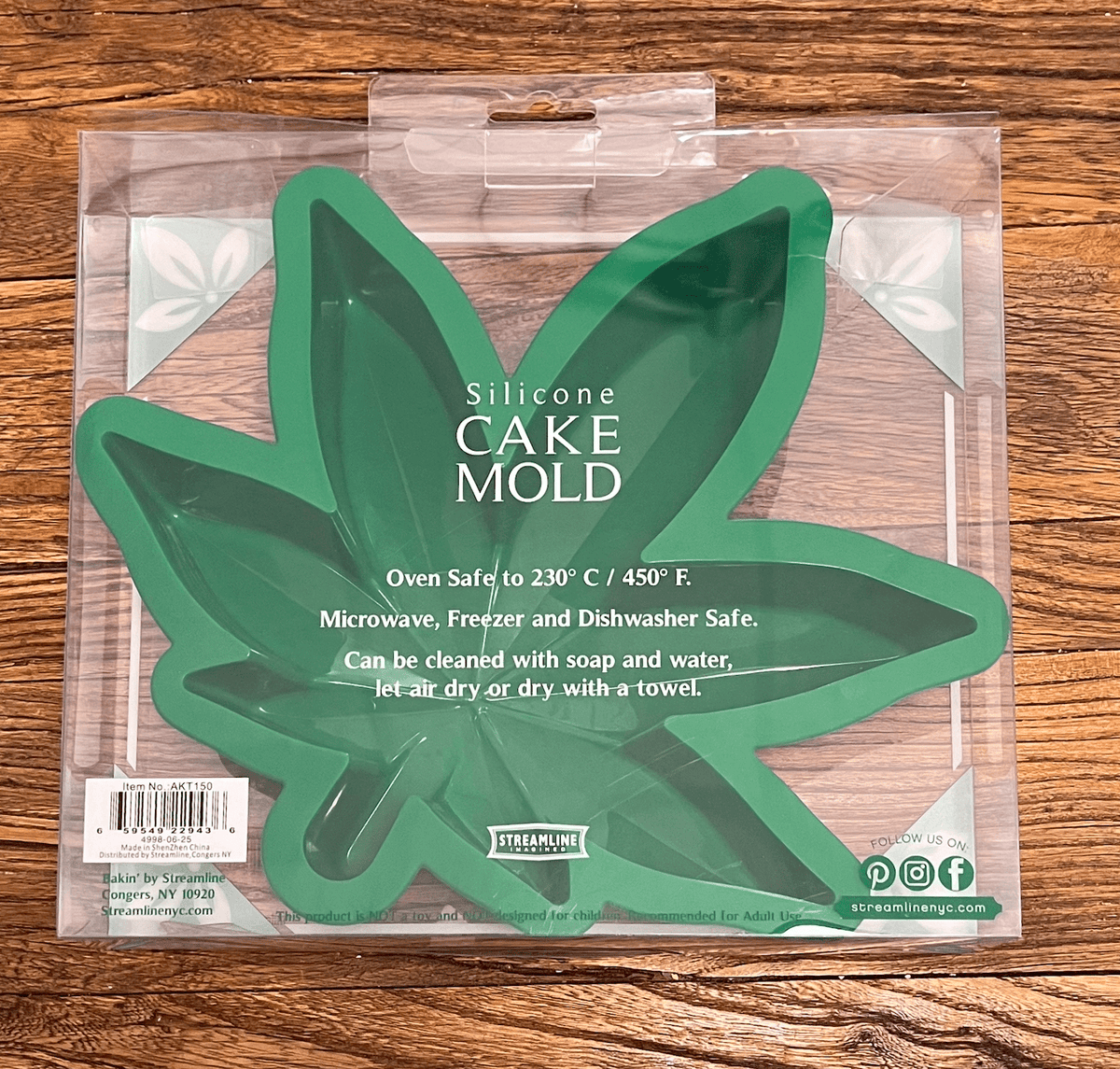 Pot Leaf Silicone Cake Mold