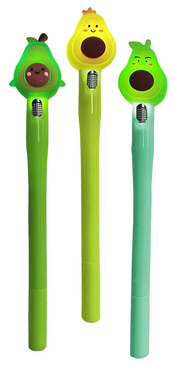 Avocado Trio LED Light Up Pens