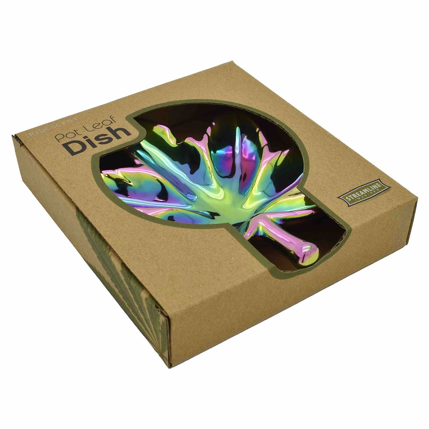 Iridescent Pot Leaf Dish