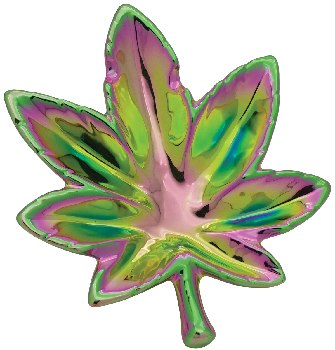 Iridescent Pot Leaf Dish