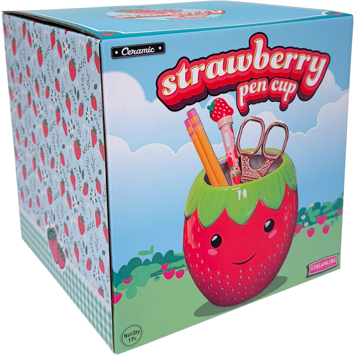 Strawberry Pen Cup