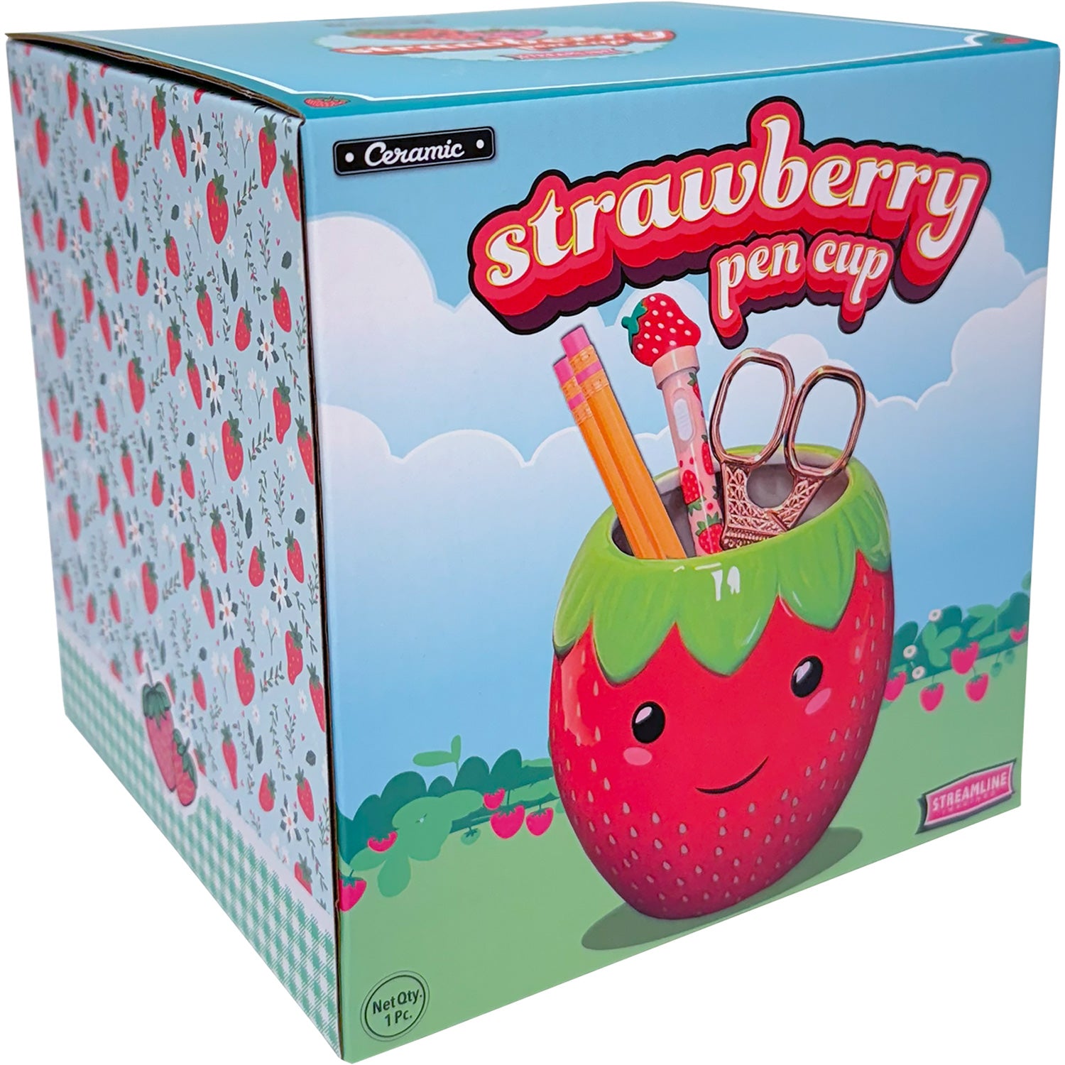 Strawberry Pen Cup