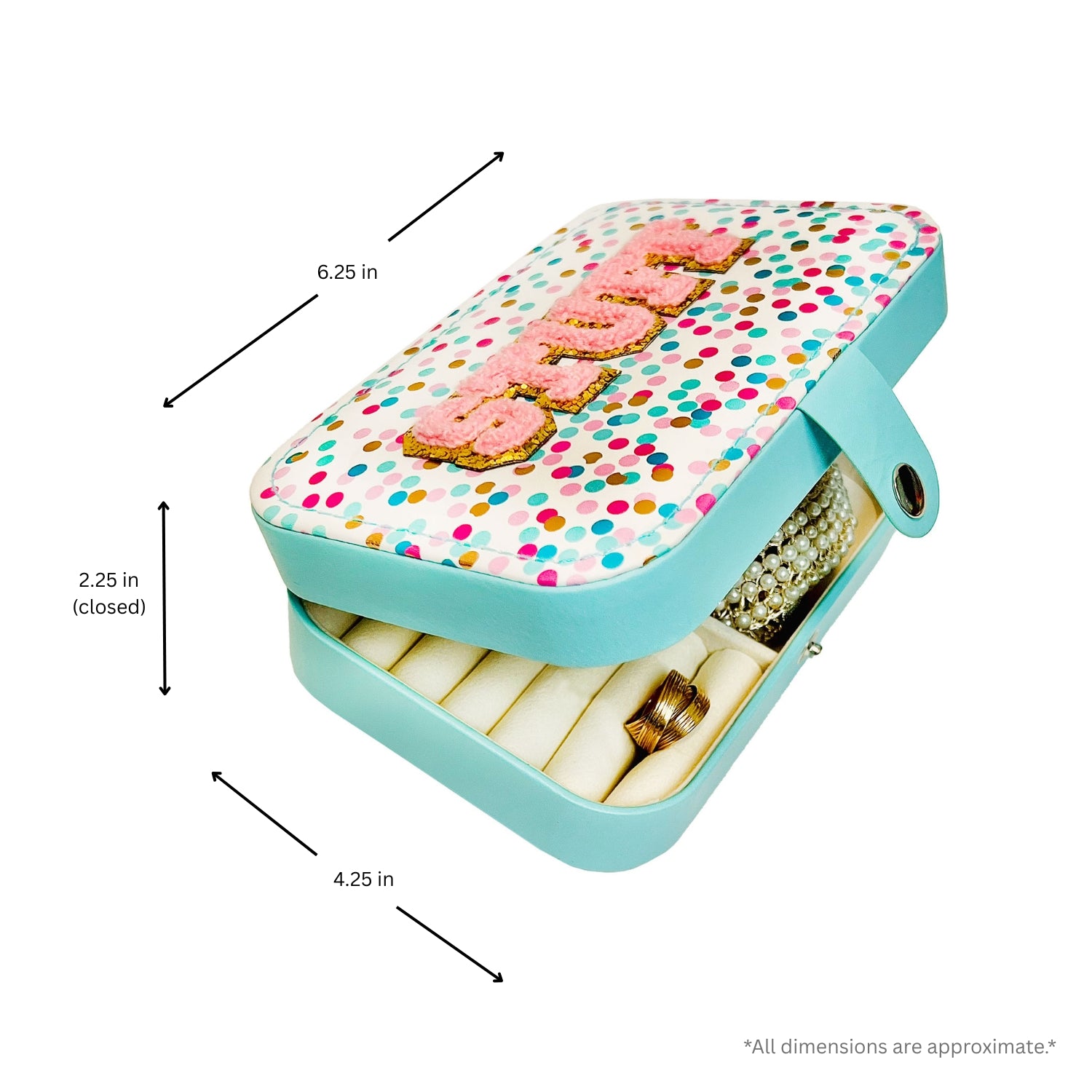 Confetti "STUFF" Storage Box