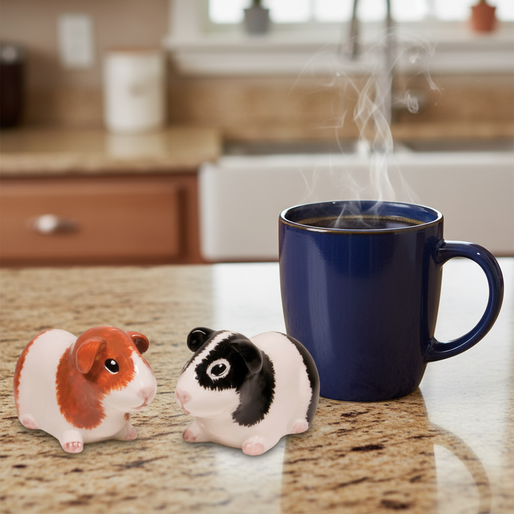 Guinea Pig Salt & Pepper Set - Streamline Imagined Retail Guinea Pig Salt & Pepper Set - Streamline Imagined Retail