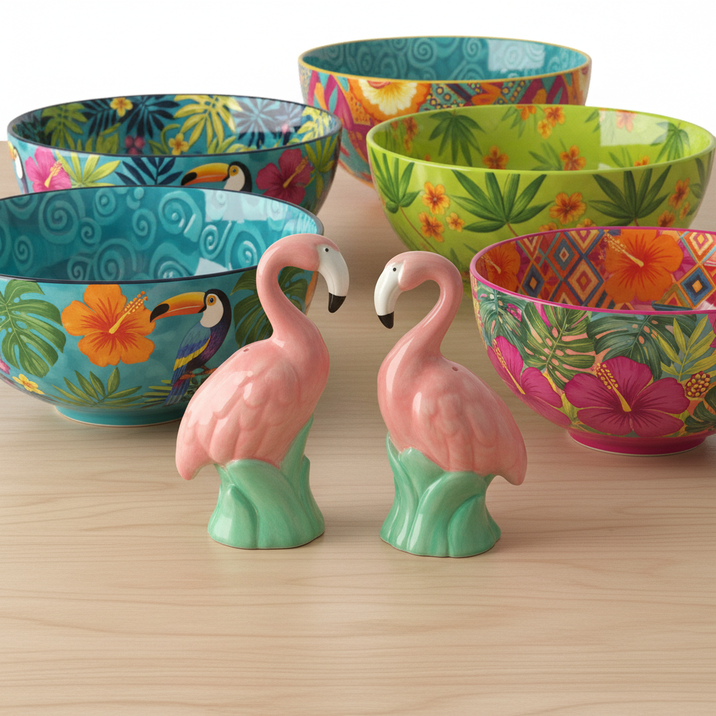 Flamingo Salt & Pepper Set