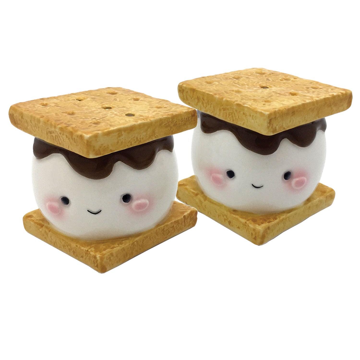 S'mores Salt & Pepper Set, Ceramic - Streamline Imagined Retail