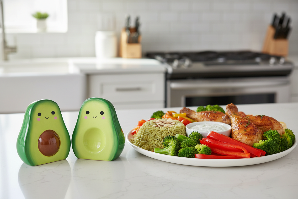 Avocado Salt & Pepper Set