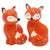 Fox Salt & Pepper Set, Ceramic, Food Safe Materials, Orange