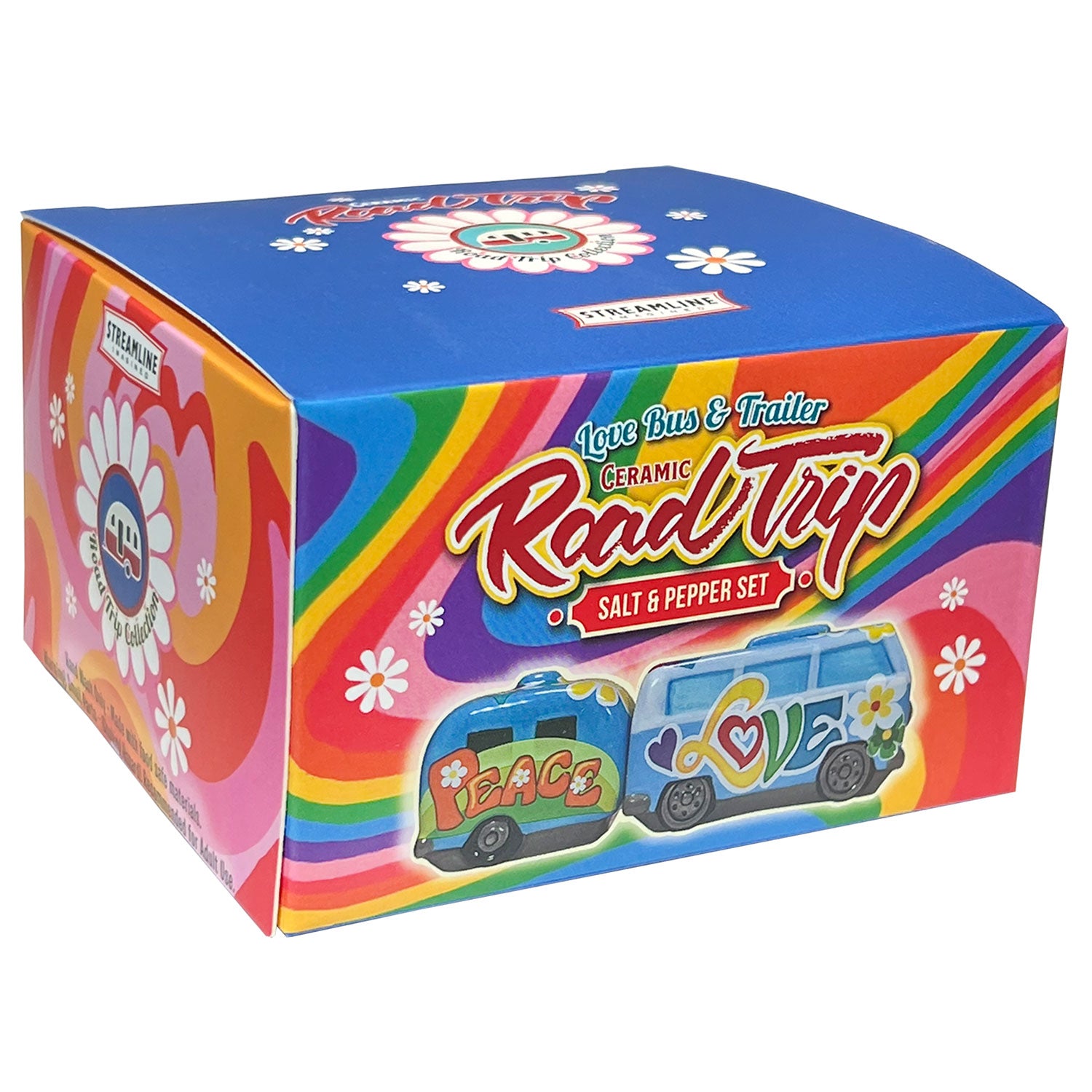 Road Trip Salt & Pepper Set - Peace & Love