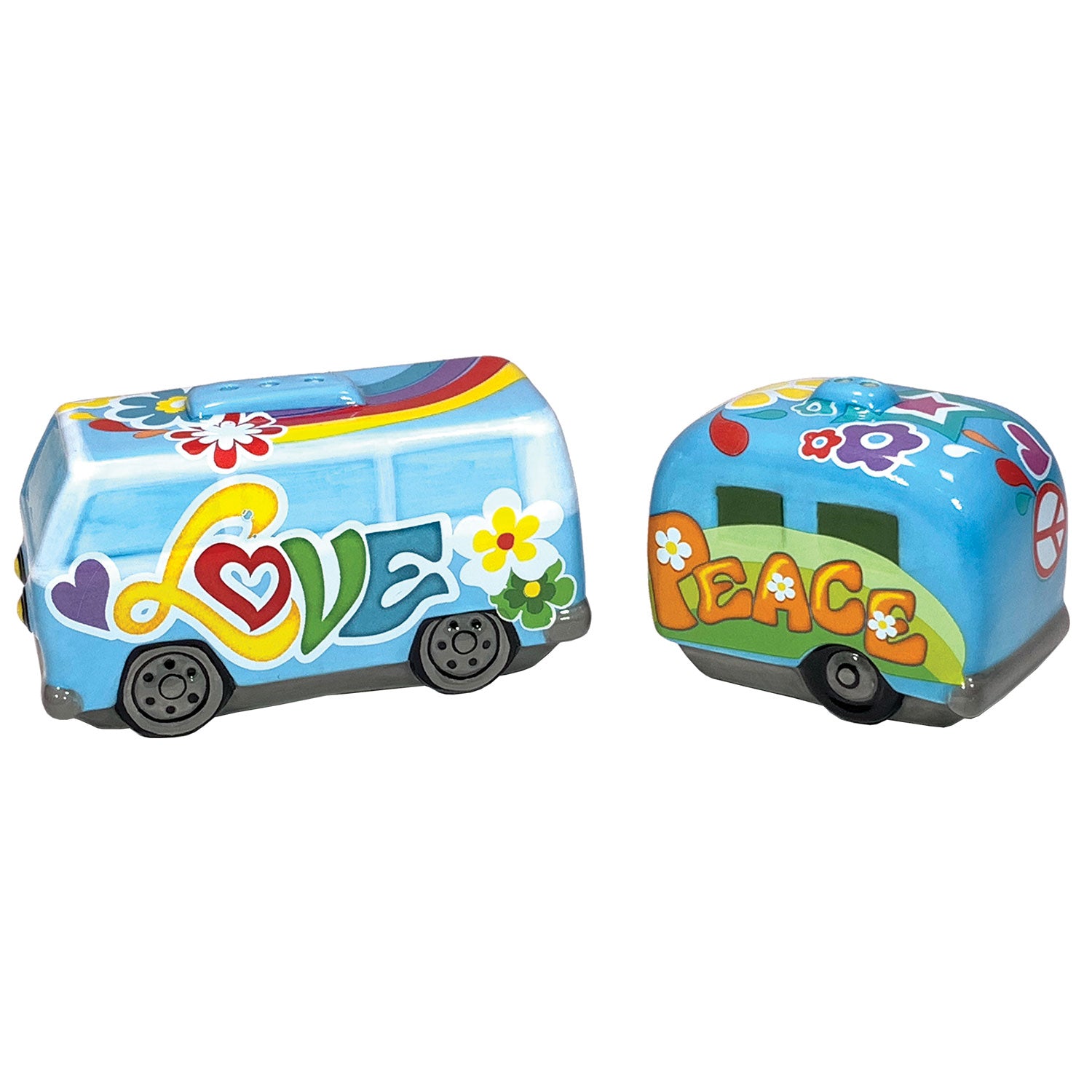 Road Trip Salt & Pepper Set - Peace & Love