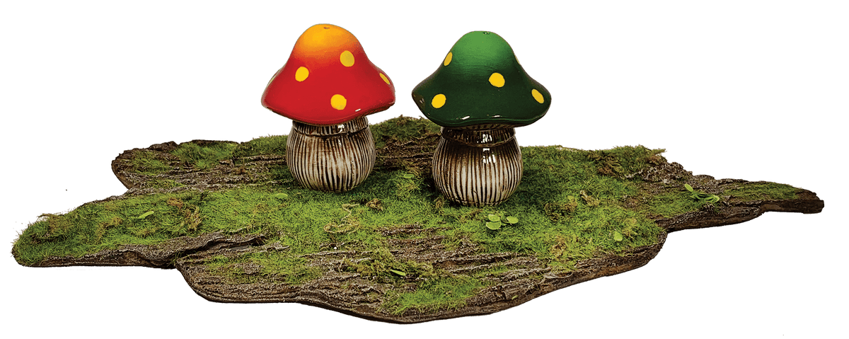 Woodland Mushroom Salt &amp; Pepper Set