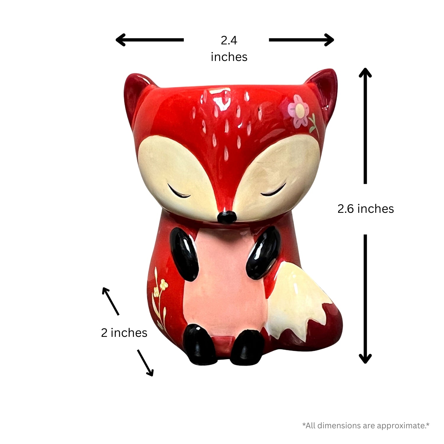 Sweetie Fox Toothpick/ Match Holder