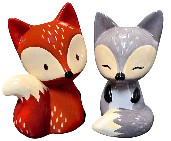 Streamline Imagined Fox Salt & Pepper Shakers - Thumbnail 2