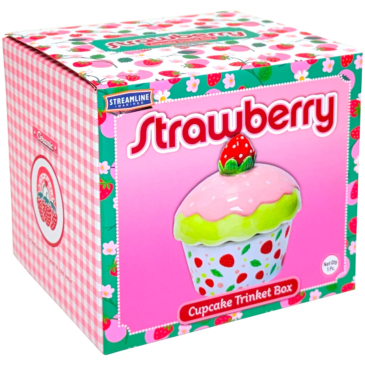Strawberry Cupcake Trinket Box