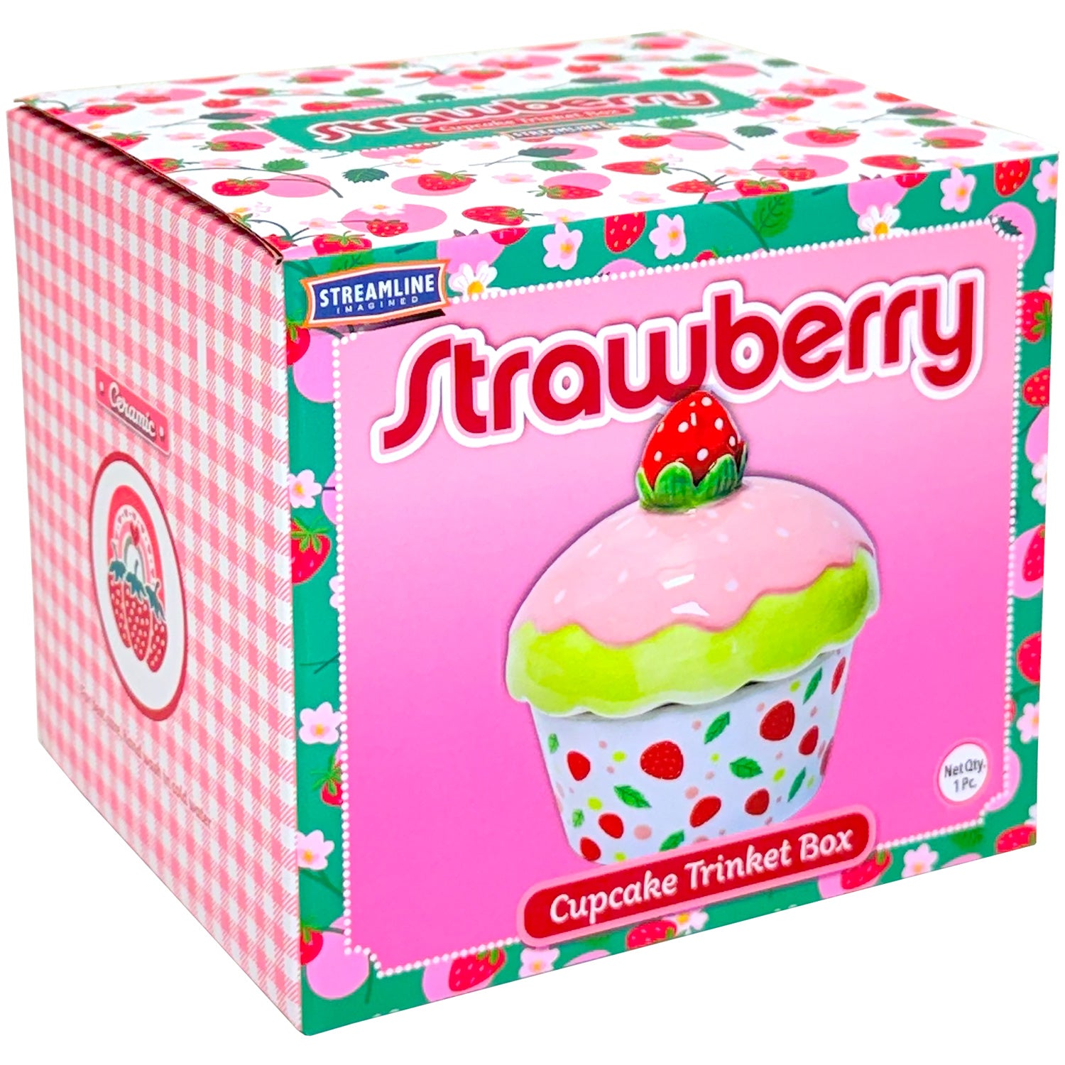 Strawberry Cupcake Trinket Box