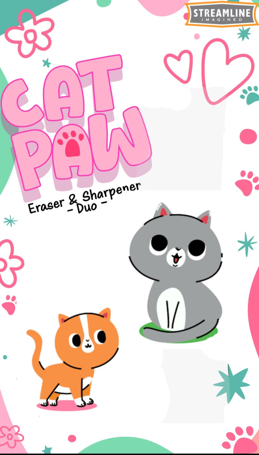 Paw Eraser &amp; Sharpener Duo