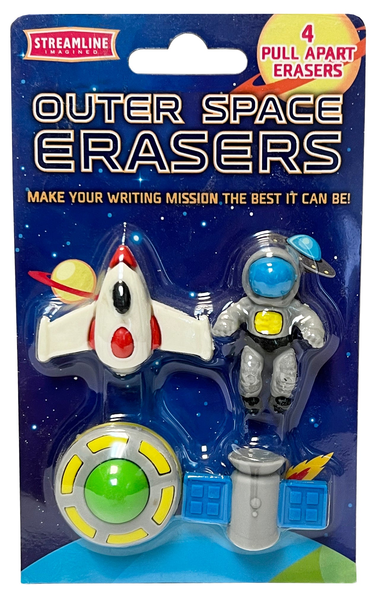 Outer Space Puzzle Erasers Set