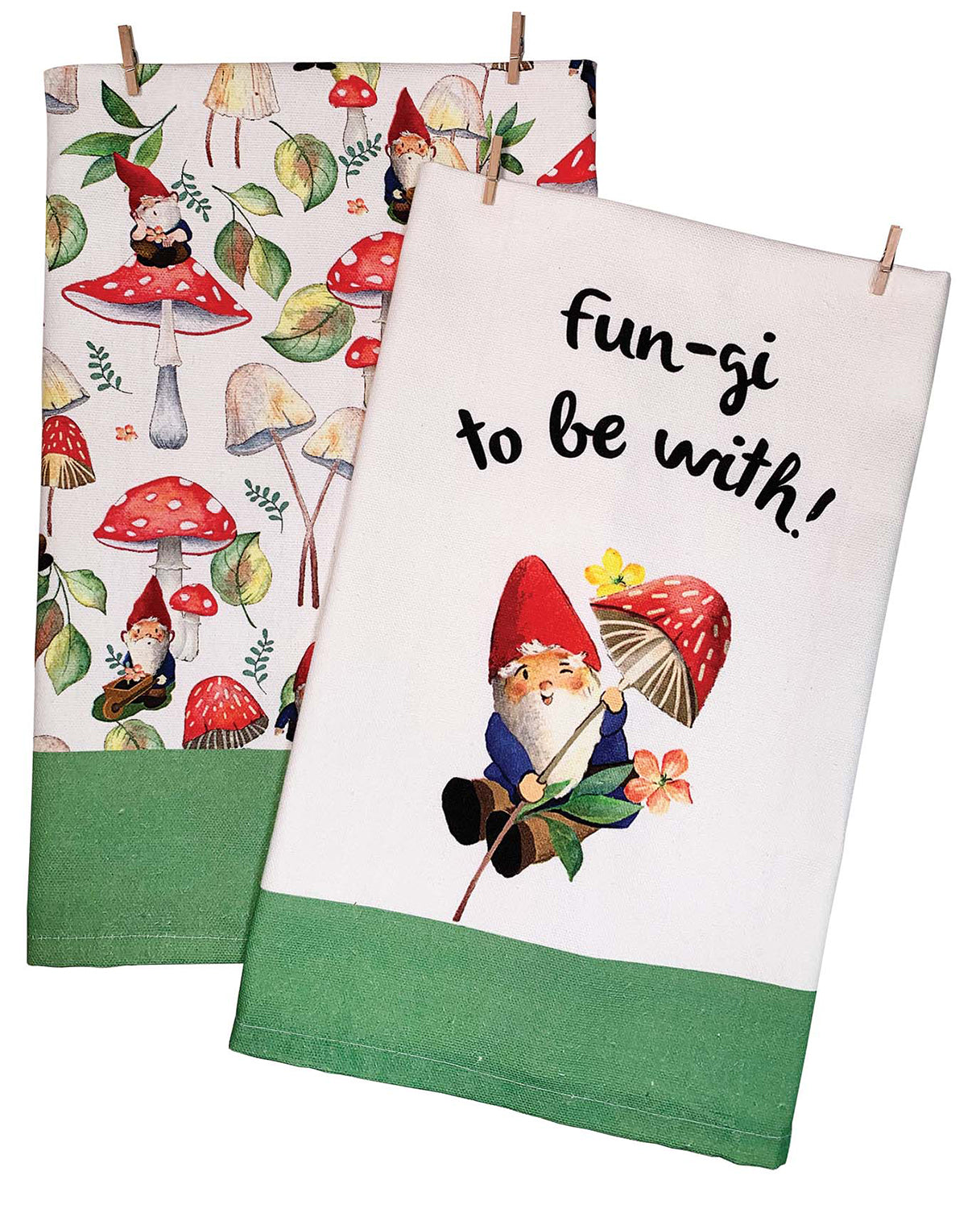 Mushroom Collection Tea Towels