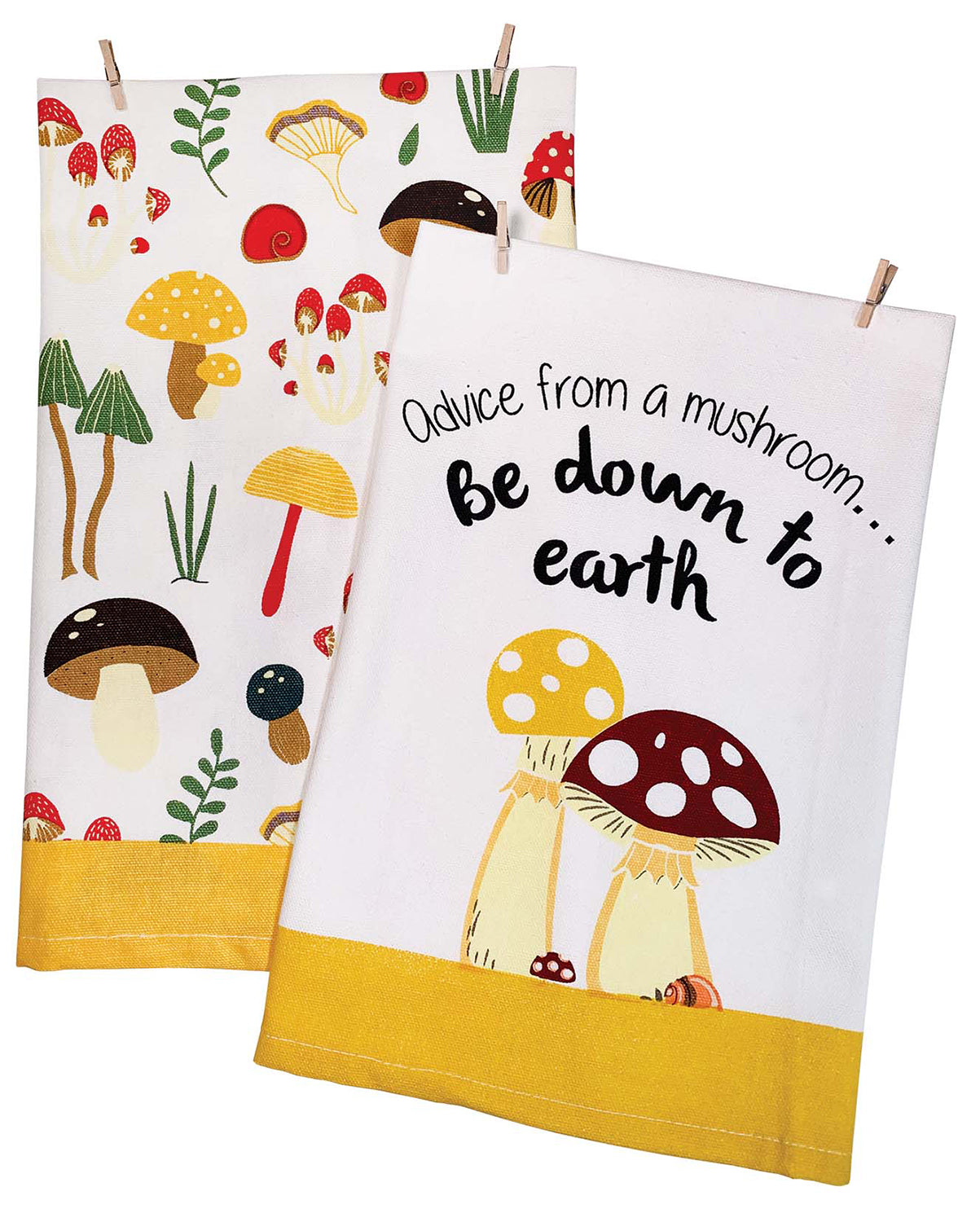 Mushroom Collection Tea Towels