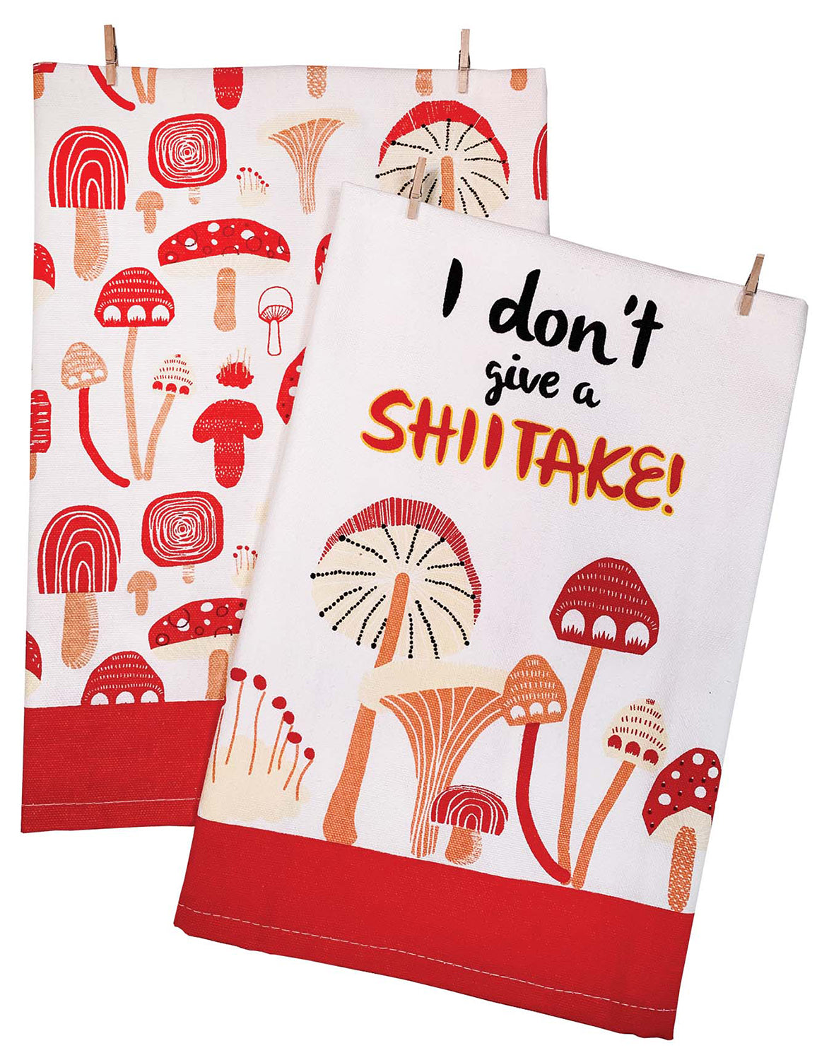 Mushroom Collection Tea Towels