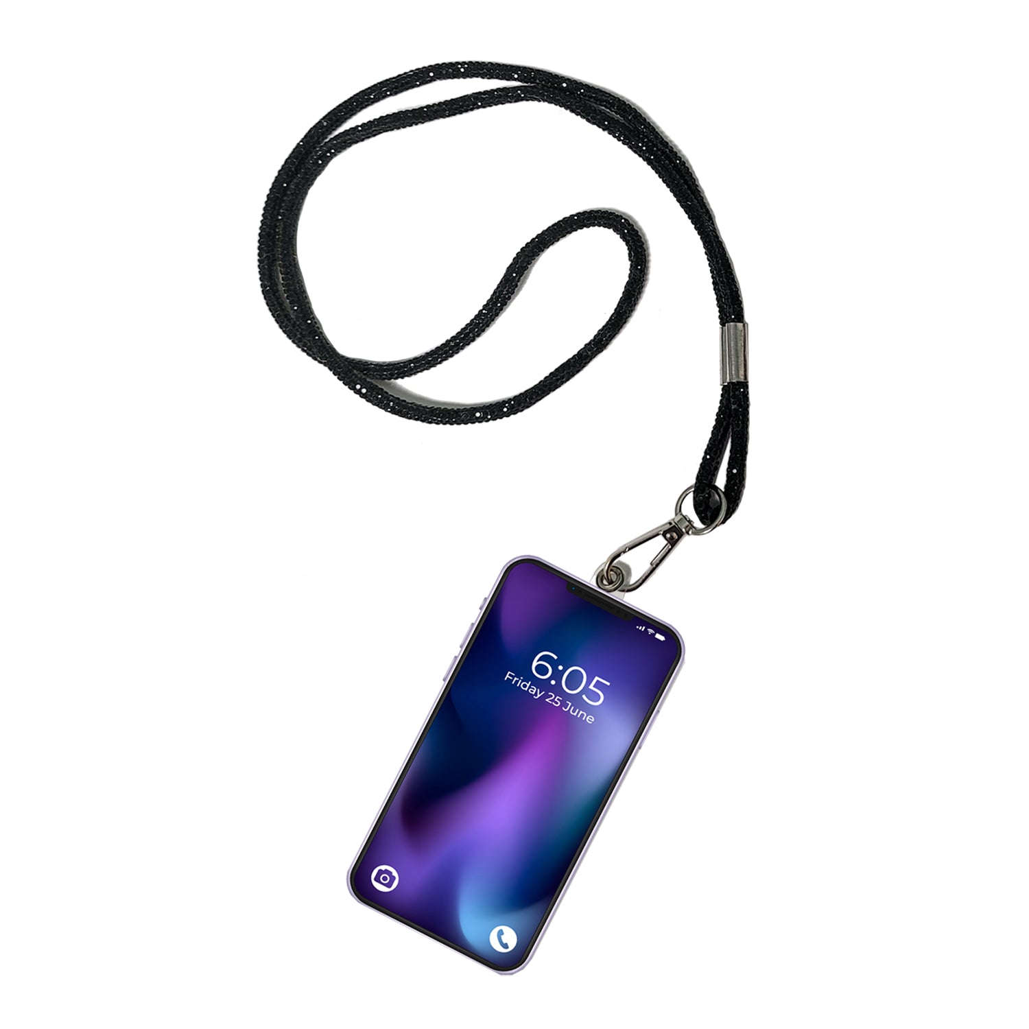 Glitter Necklace Phone Holder