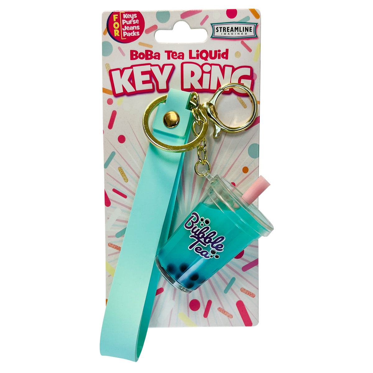 Boba Tea Keyring, 1 pcs
