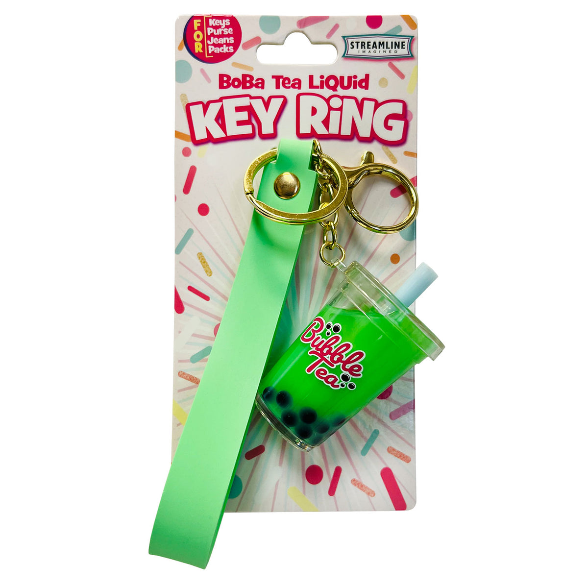 Boba Tea Keyring, 1 pcs