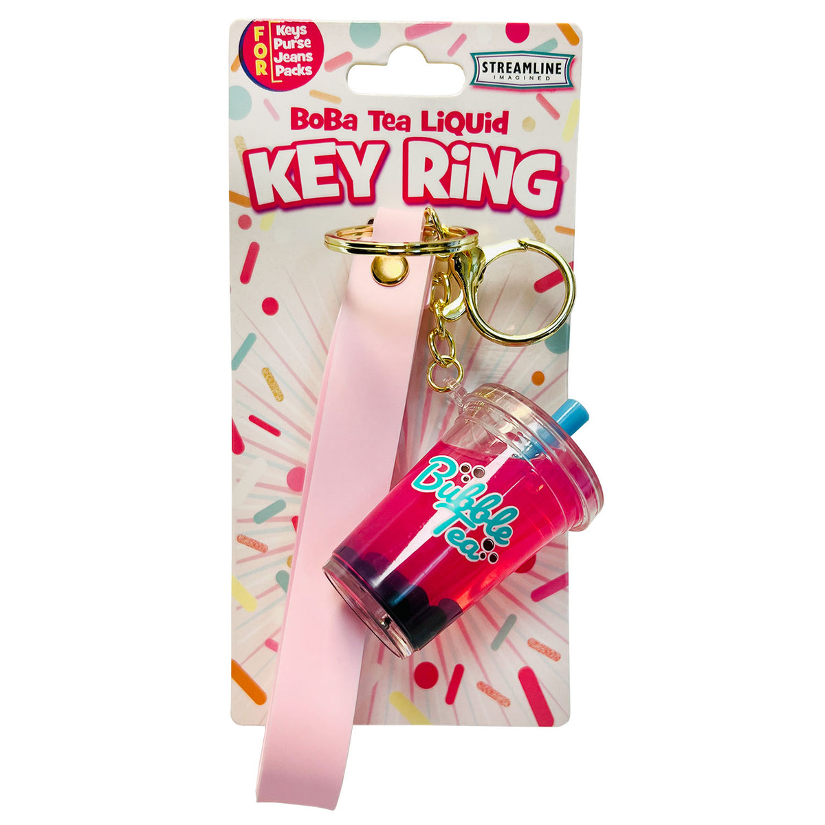 Boba Tea Keyring, 1 pcs