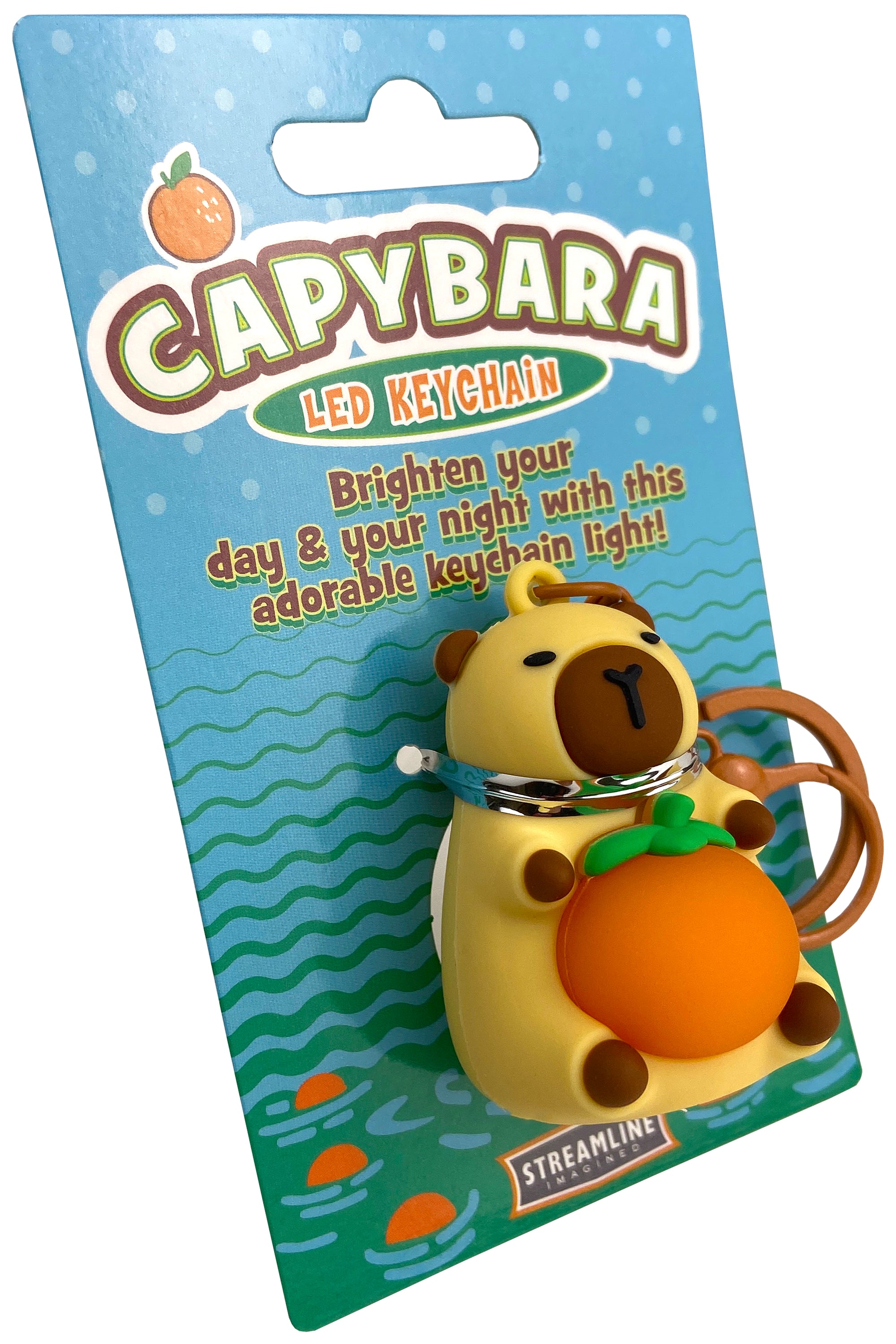 Capybara LED Keychain