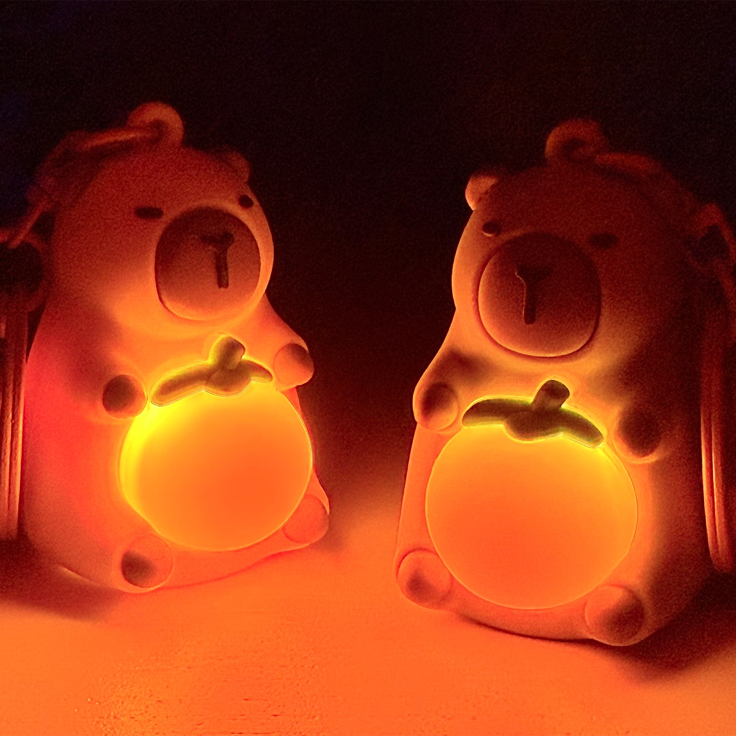 Capybara LED Keychain