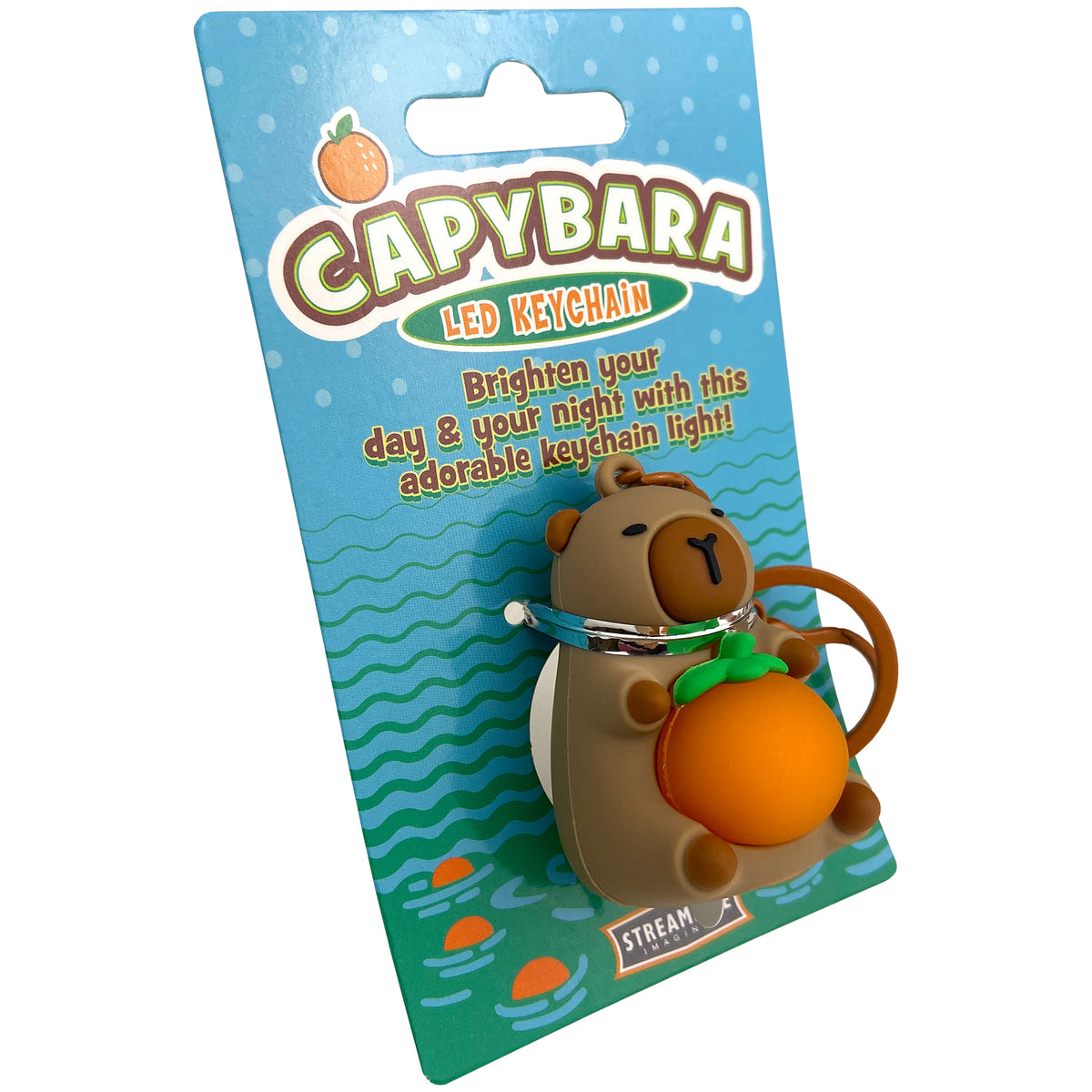 Capybara LED Keychain