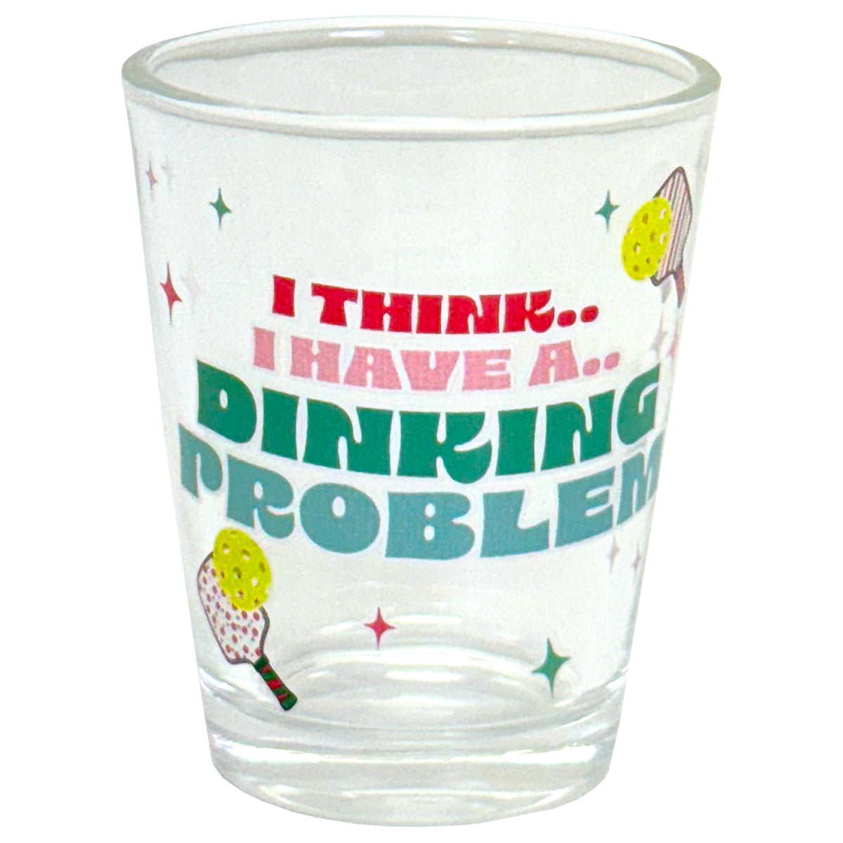 Pickleball Shot Glass Set 4 pcs