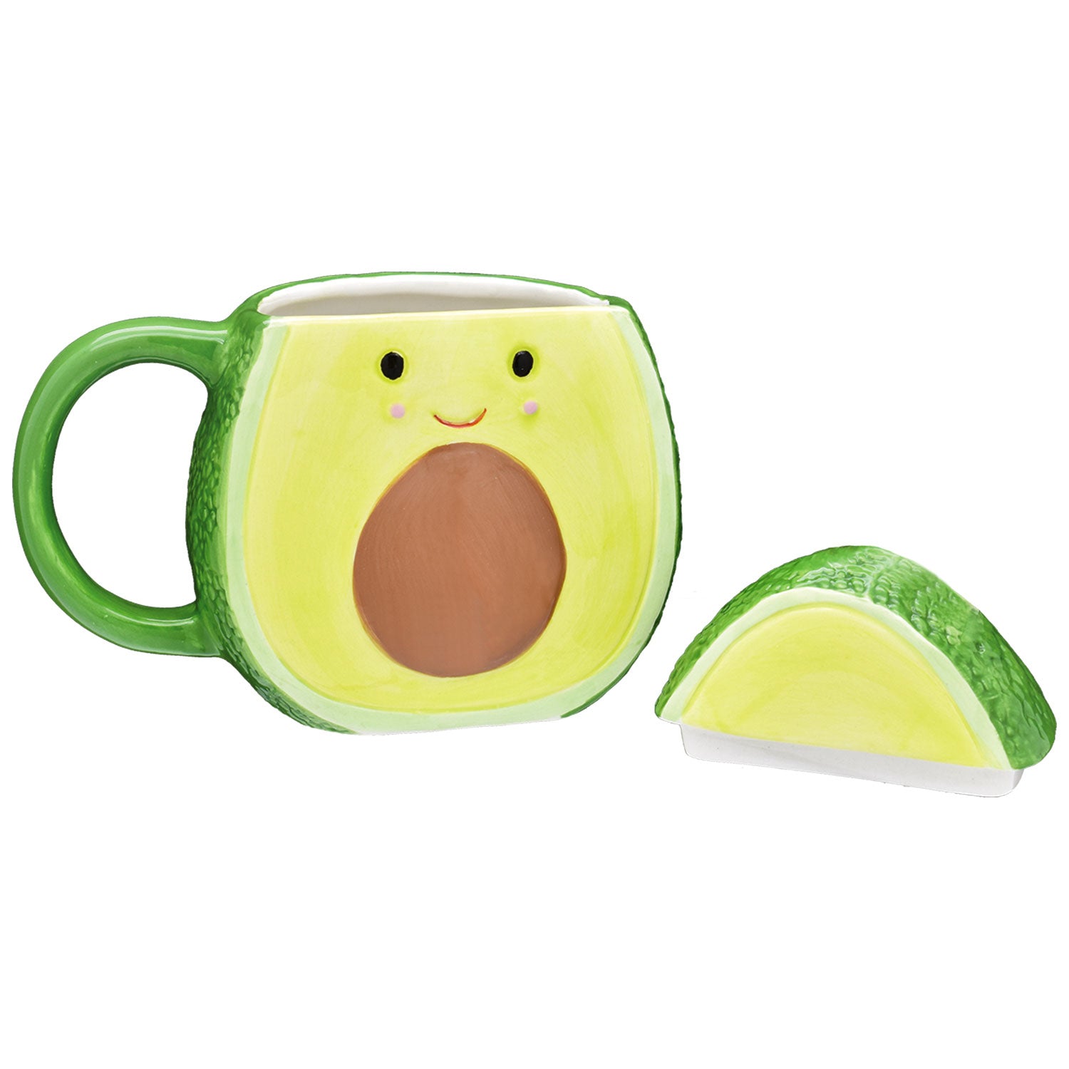 Avocado Mug with Lid