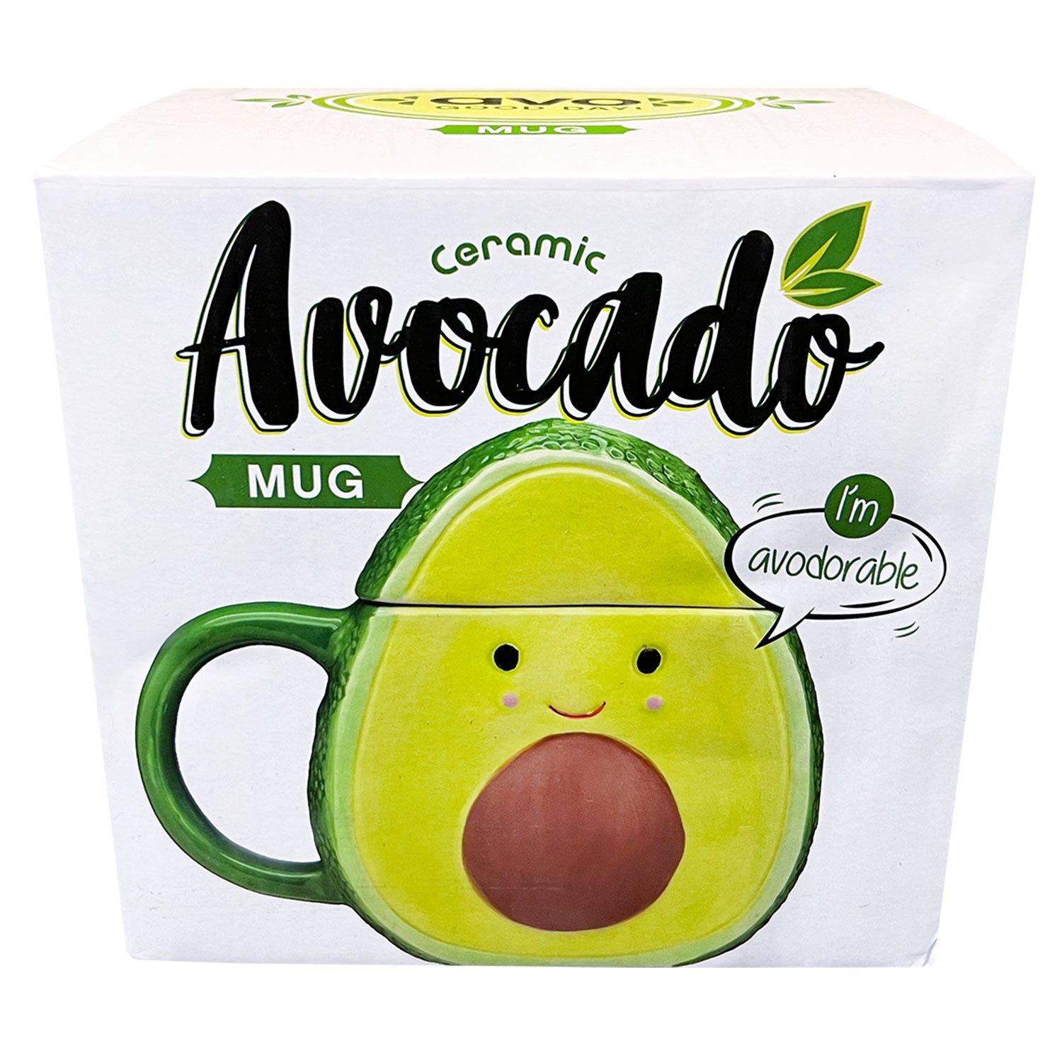 Avocado Mug with Lid