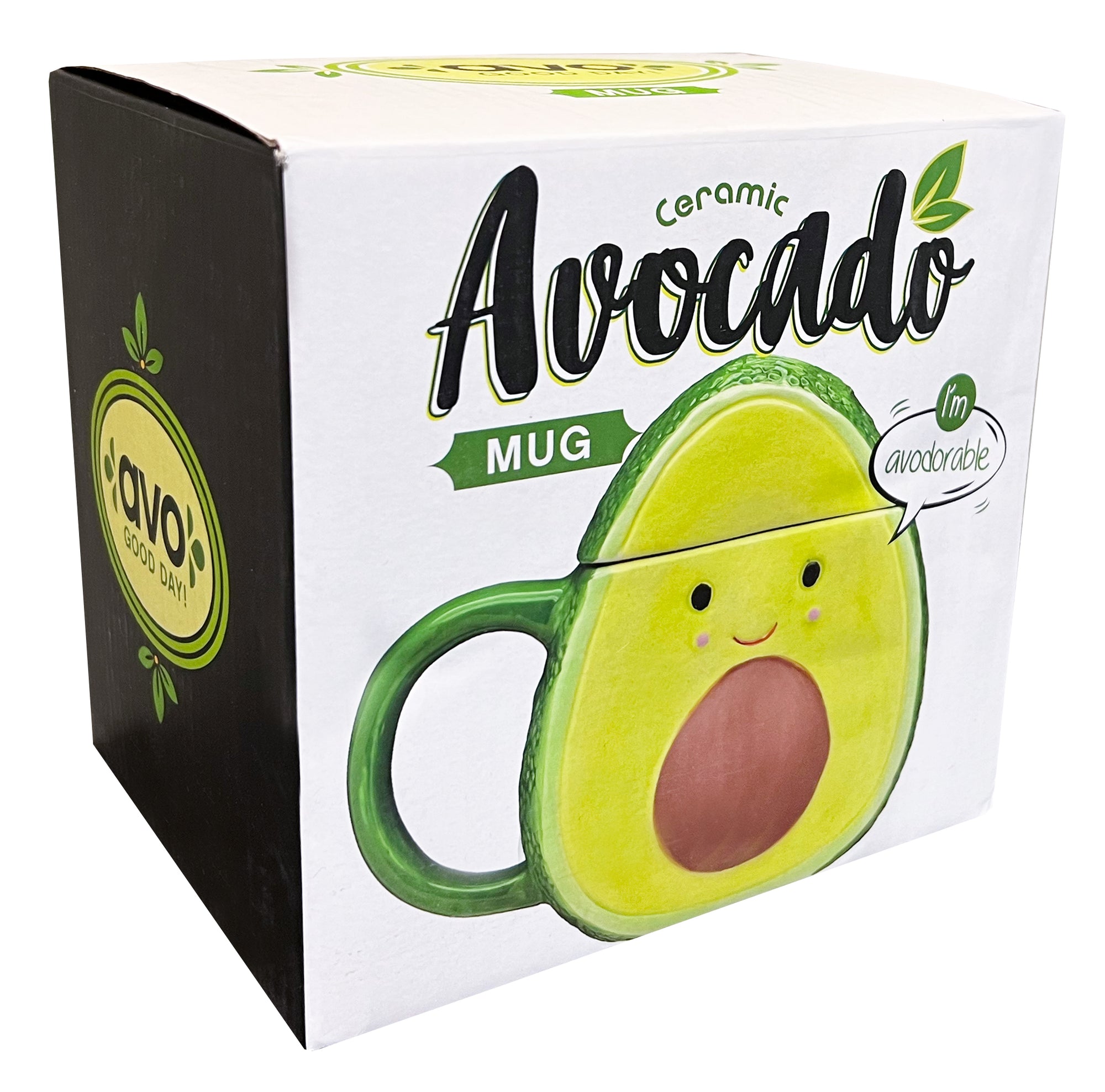 Avocado Mug with Lid