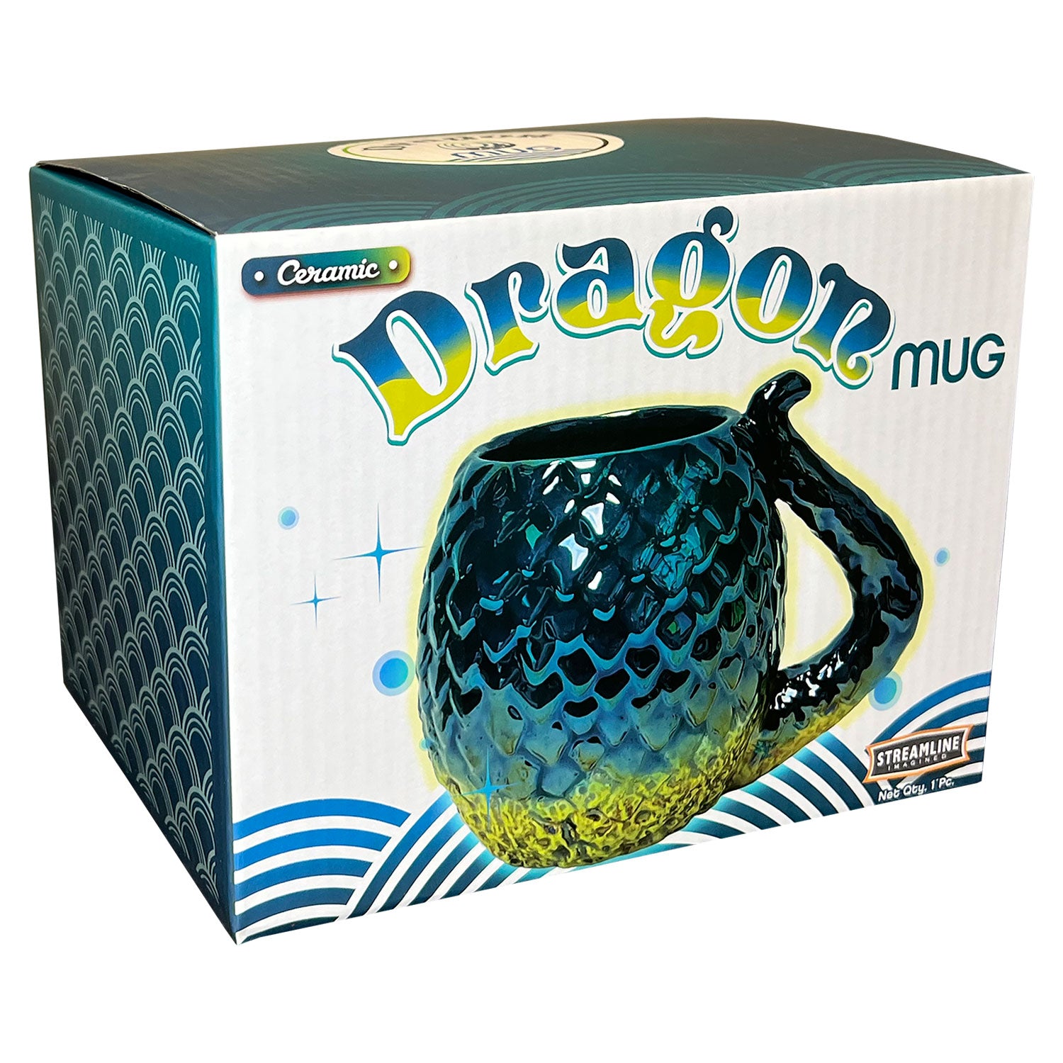 Dragon Egg Mug - Blue