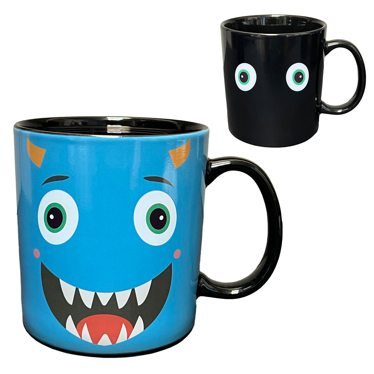 Monster Heat Reveal Mug - Blue