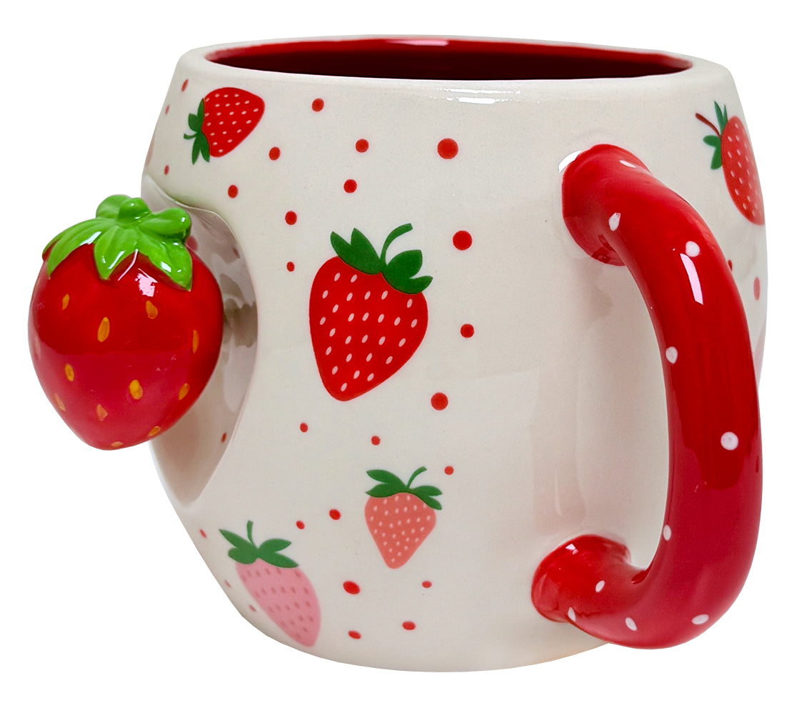 Strawberry Bobble Mug
