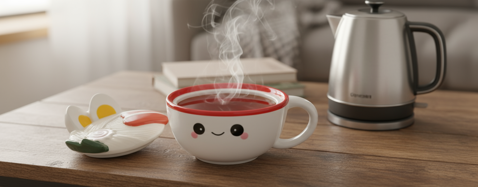 Ramen Noodle Mug w/ Lid