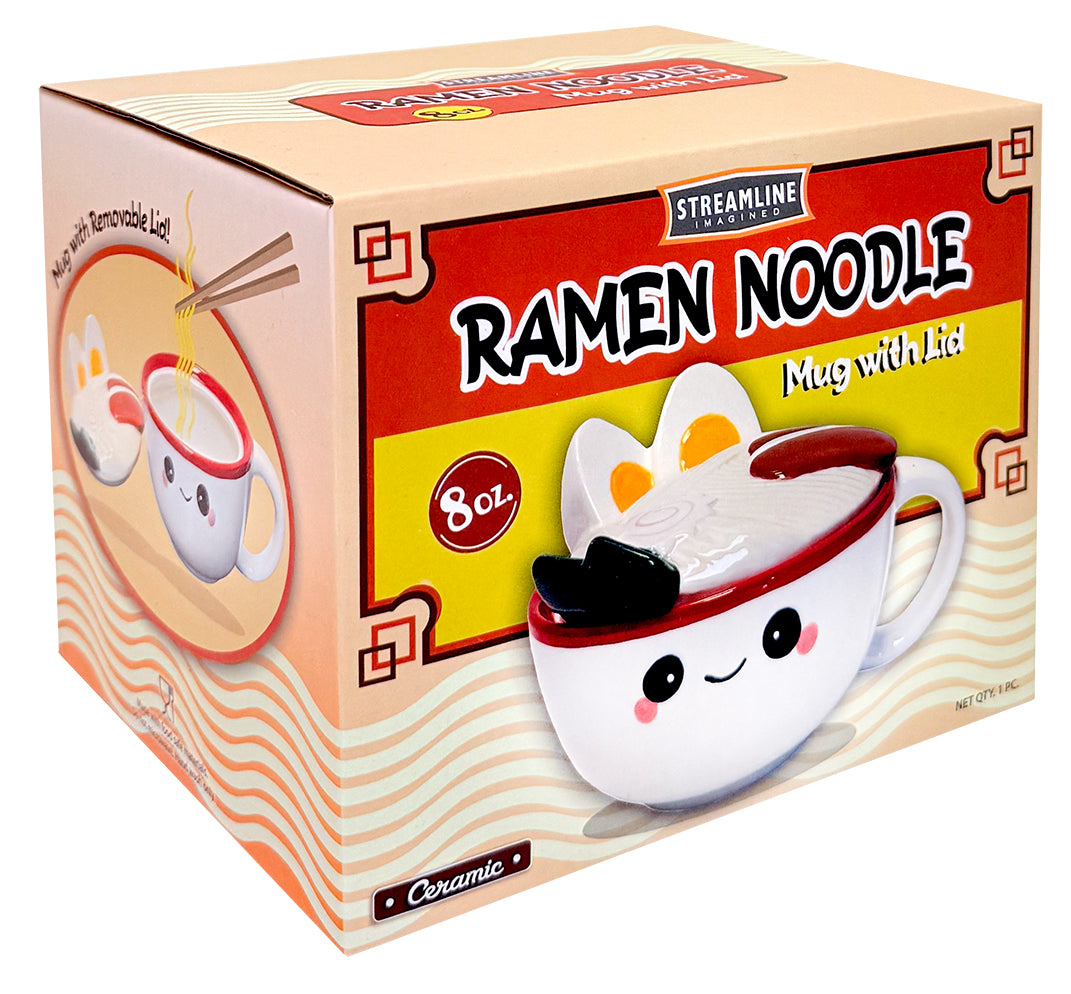 Ramen Noodle Mug w/ Lid