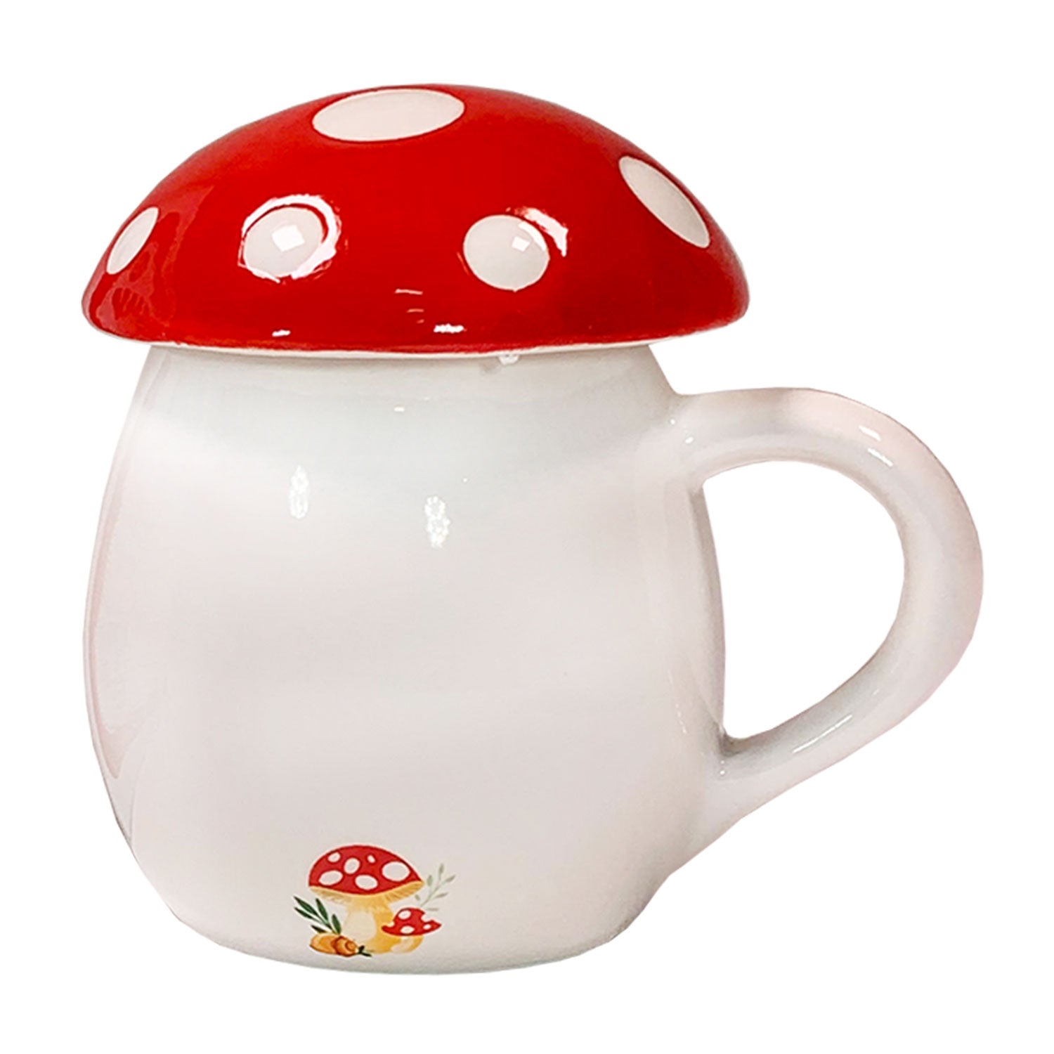 Mushroom Mug with Lid