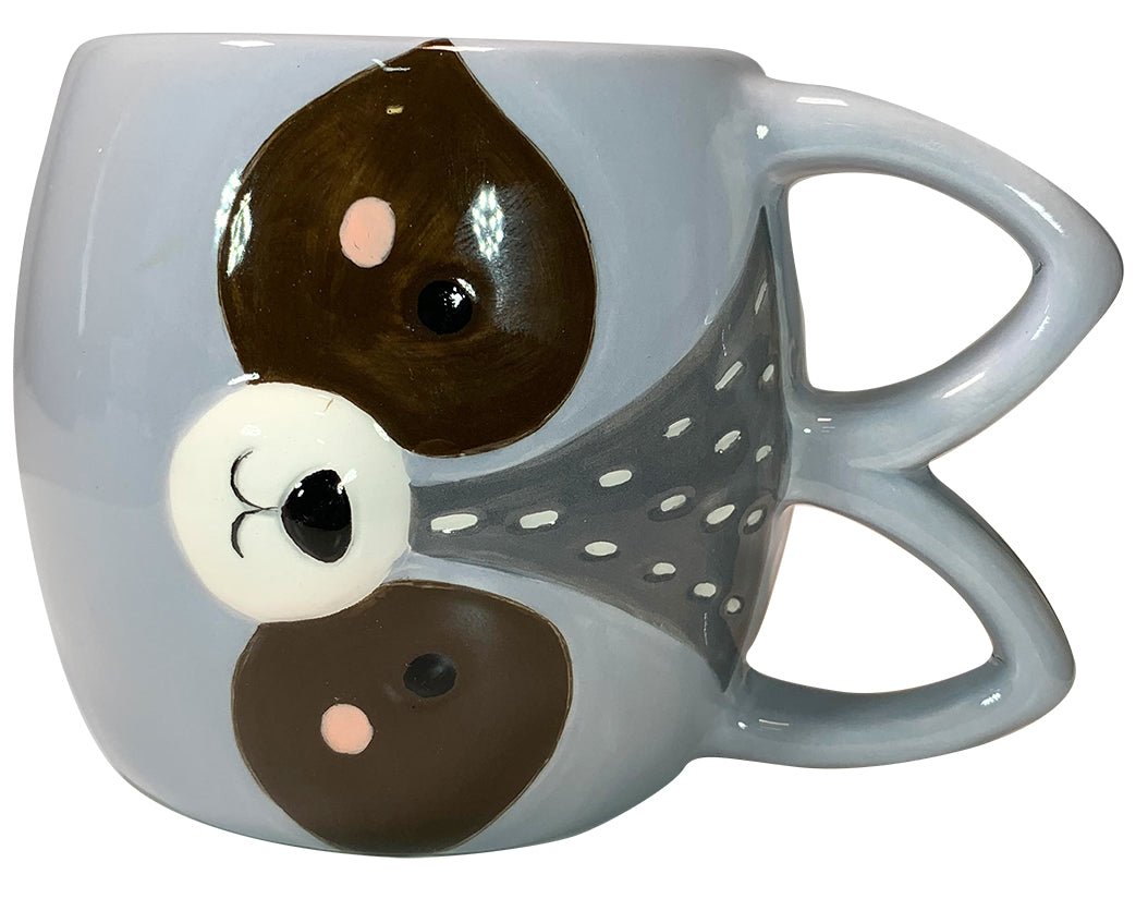 Woodland Sideways 12oz Mugs - Raccoon