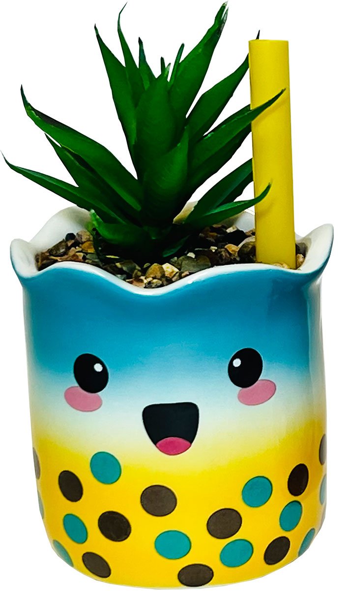 plastic succulent planter Streamline Imagined My Best Teas Faux Succulent Planter