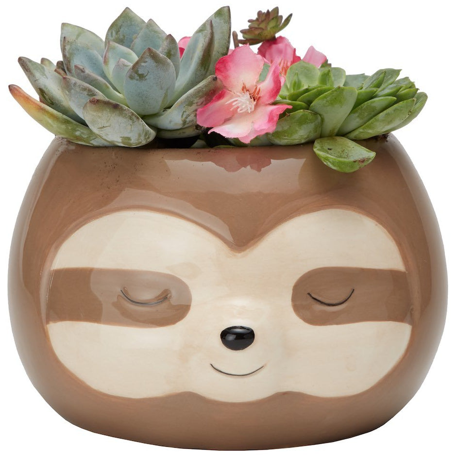 Zen Sloth Planter