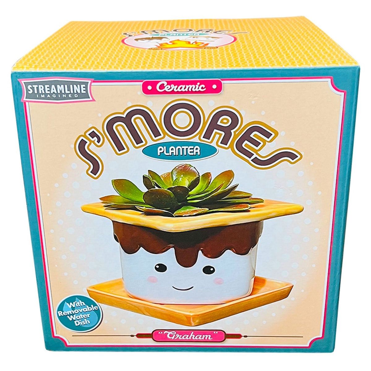 S&#39;mores Planter, Ceramic