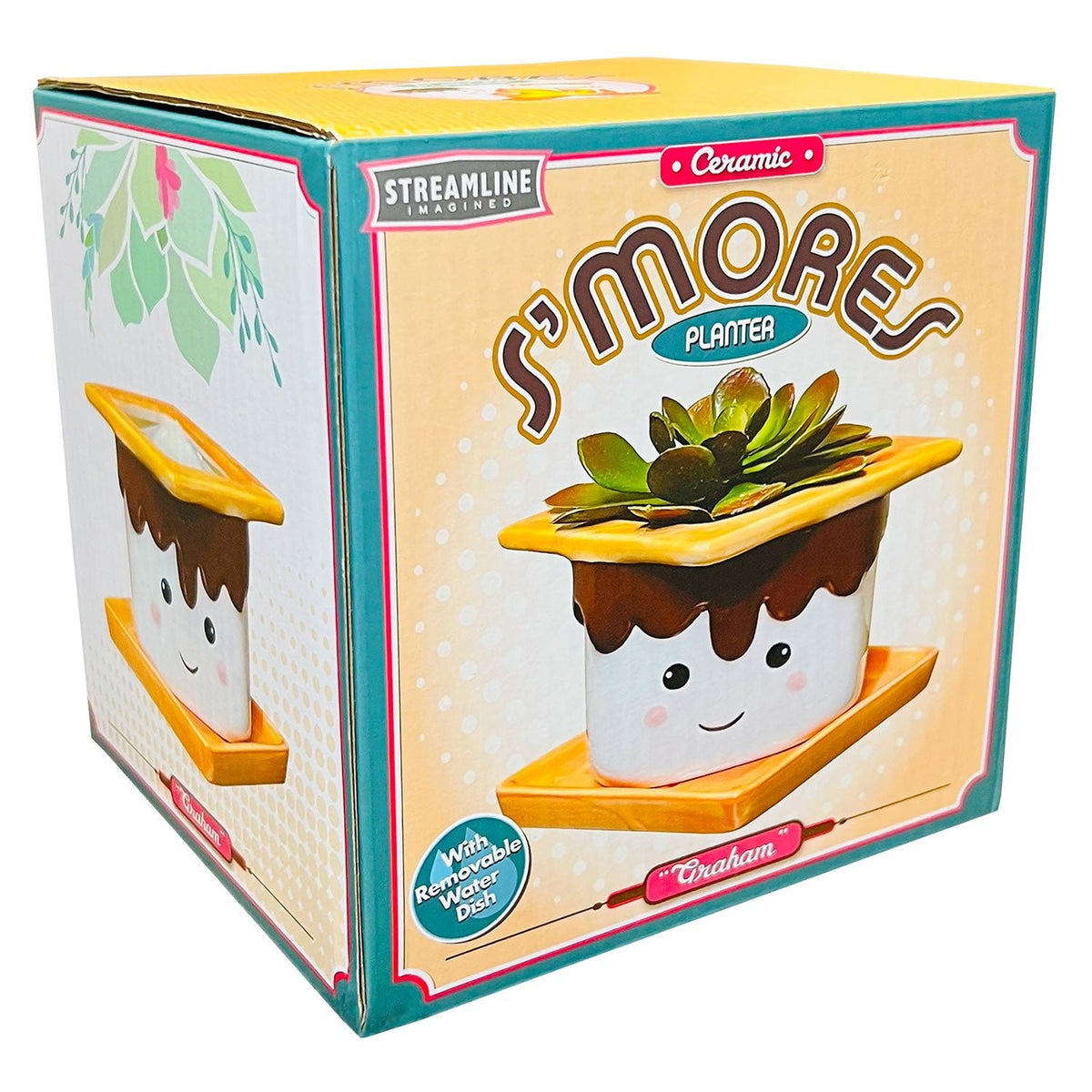 S&#39;mores Planter, Ceramic