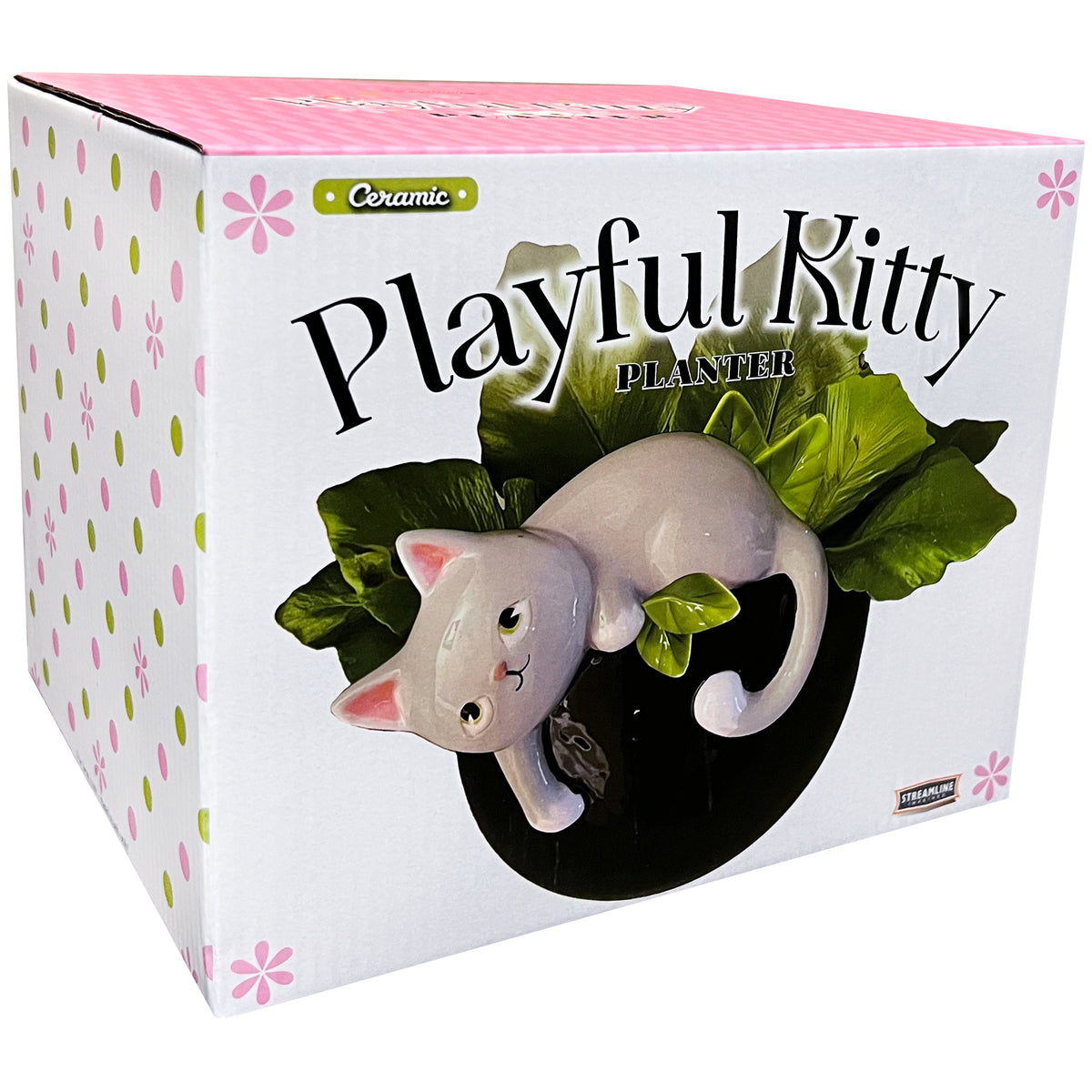 Playful Kitty Planter