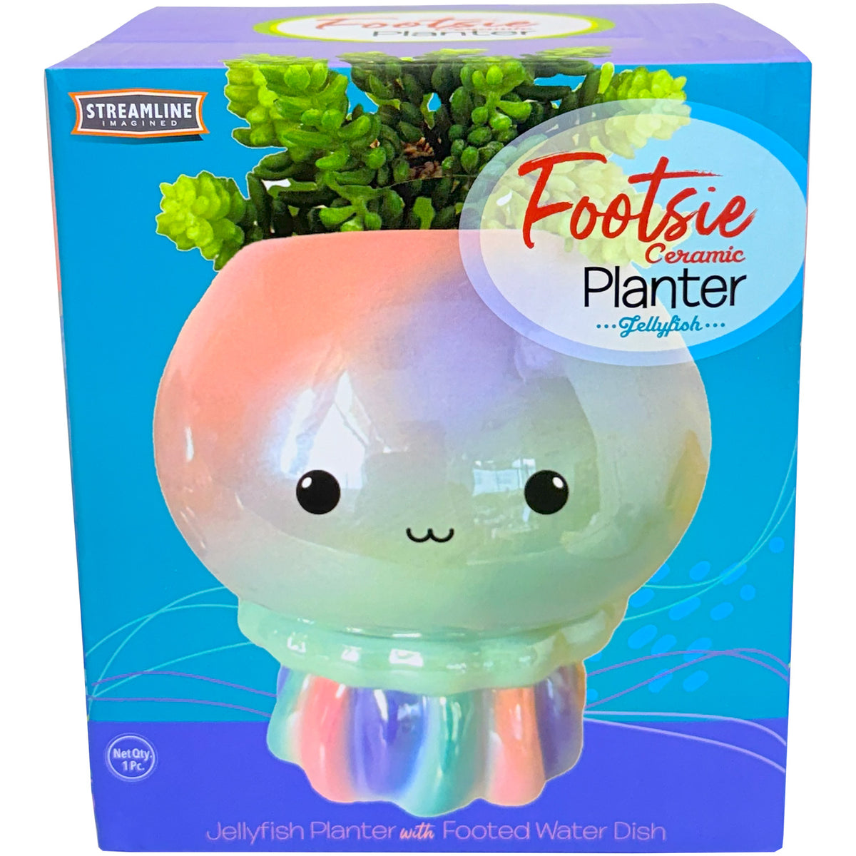Jellyfish Footsie Planter