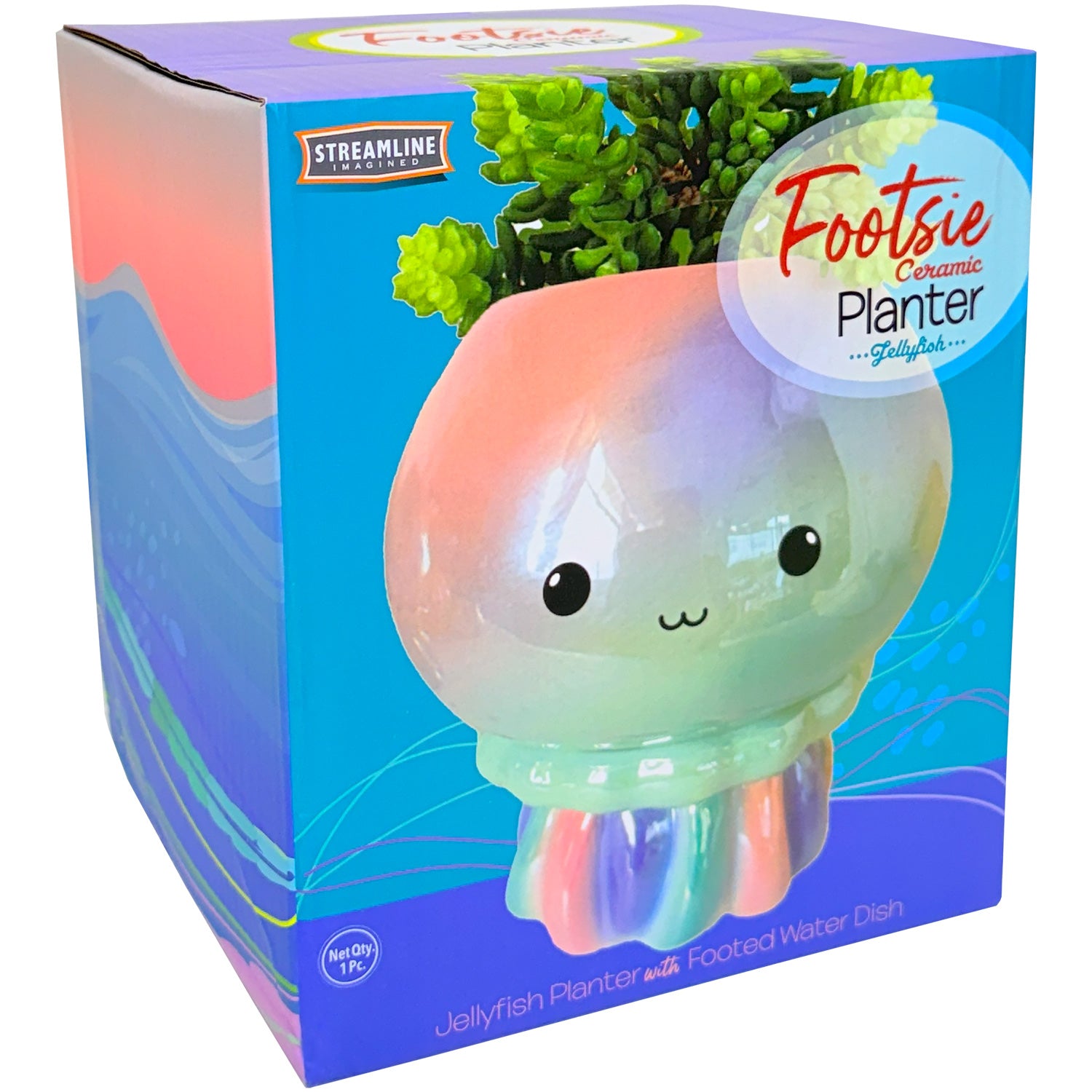 Jellyfish Footsie Planter